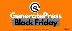 generatepress Black Friday deals