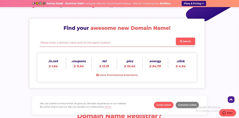 Hostarmada Domain Pricing
