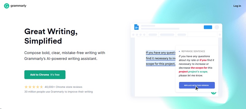 grammarly for content writers