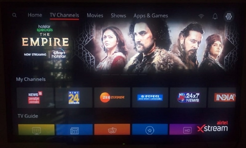 installing hotstar on tv