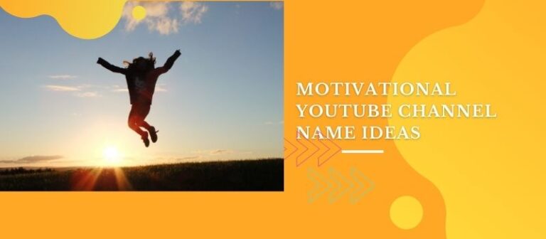motivational youtube channel name ideas