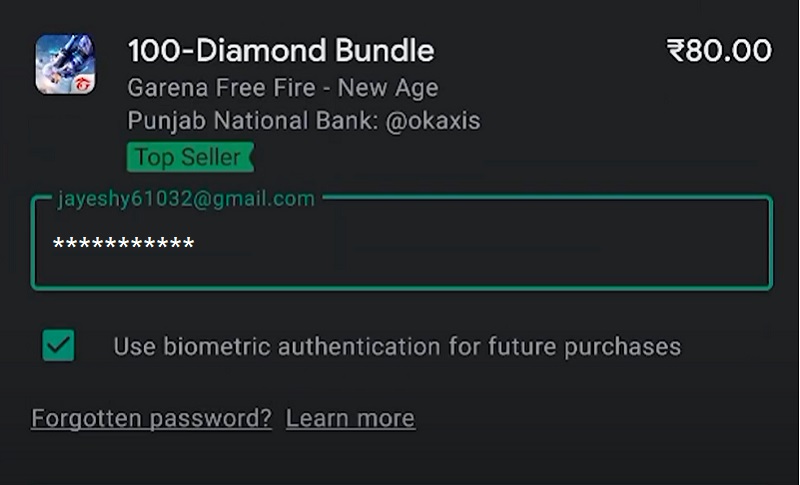 free fire diamond bundle