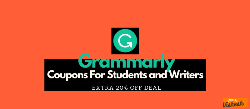grammarly discount coupon for students and writers